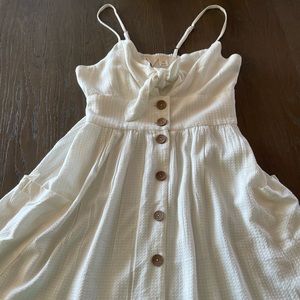 Roxy Skater Cali Front-Knot Dress, Size Medium, Worn One Time